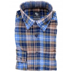 Chemise King's Road Flanelle Bleu