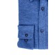 Chemise King's Road Flanelle Uni Bleu