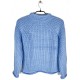 Pull Blue Seven Maille Bleu