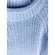 Pull Blue Seven Maille Bleu