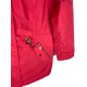 Parka Blue Flame imperméable Rouge