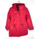 Parka Blue Flame imperméable Rouge