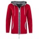 Gilet Hajo "Joy Of Life" Capuche - Rouge