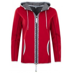 Gilet Hajo "Joy Of Life" Capuche - Rouge