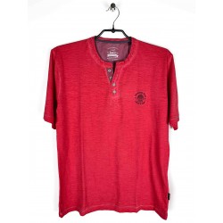 Tee Shirt Hajo Vintage Look Rouge