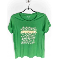 Blue Seven Women's T-shirt Giraffe Pattern