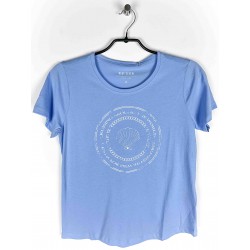 Tee-shirt Blue Seven Imprimé Bleu