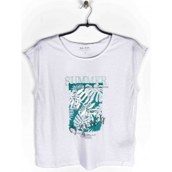 Tee-shirt Blue Seven Imprimé Blanc