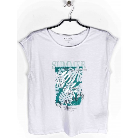 Blue Seven Damen T-Shirt Giraffenmuster