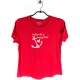Blue Seven Women's T-shirt Giraffe Pattern