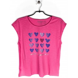 Tee-shirt Blue Seven Imprimé Rose