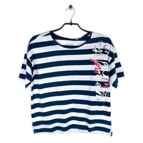 Tee-shirt Blue Seven Rayé Marine