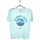 Tee-shirt Blue Seven Storm Days Turquoise