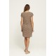 Azay Dress Women Navy Blue Dots