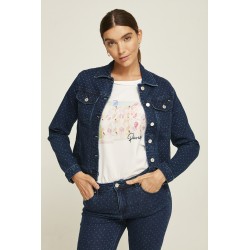 Veste Azay jeans Bleu Marine