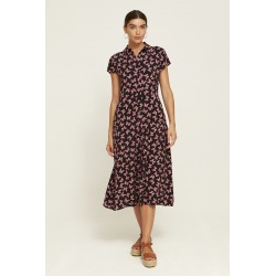 Azay Kleid Frauen Navy Blue Dots