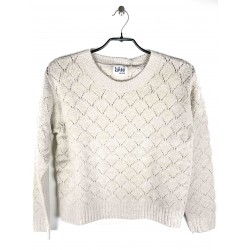 Pull Blue Seven Maille Ecru