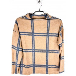 Pull Blue Seven Bleu Carreaux