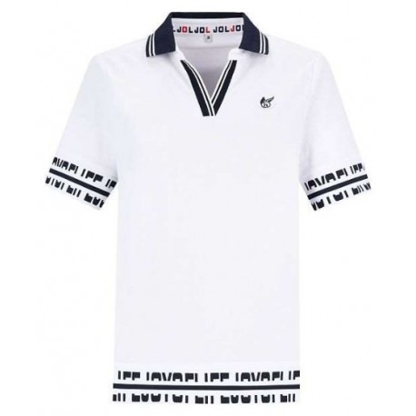 Polo Hajo "Joy Of Life" uni Blanc