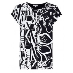 Tee-shirt Joy Of Life Noir Fantaisie