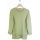 Pull Joy Of Life Femme Lin Vert