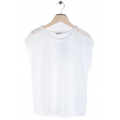 Tee-shirt Blue Seven Blanc