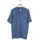 Tee-shirt Hajo Henley Vintage Bleu