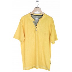 Tee-shirt Hajo Henley Vintage Jaune