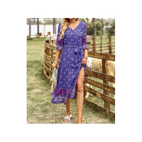 Robe Azay Nara Femme Fantaisie Violet