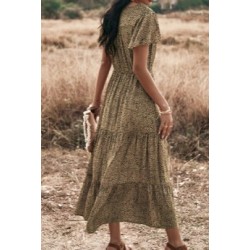 Robe Azay Nara Femme Fantaisie Camel