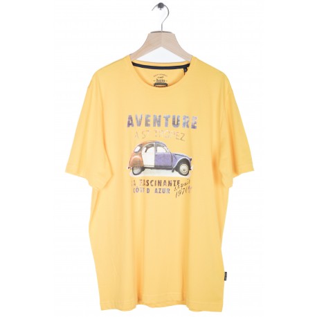 Tee-shirt Hajo Fantaisie Jaune