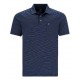 Polo Hajo Motion Pro Rayé Marine
