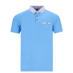 Polo Hajo Stay fresh Bleu