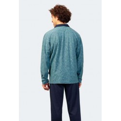 Pyjama Hajo Klima-Frottee Bouton Bleu