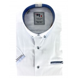 Chemise CapTen Manches Courtes Homme - Blanc