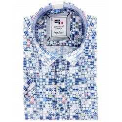 Chemise CapTen Manches Courtes Homme - Indigo