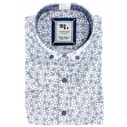 Chemise CapTen Manches Courtes Homme - Blanc