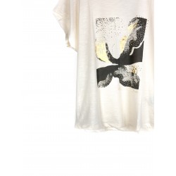 Tee-shirt Blue Seven Beige