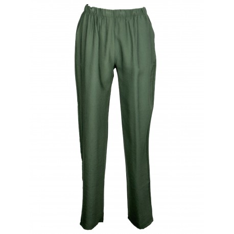 Pantalon Azay Femme Fluide Vert