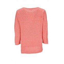 Pull Joy Of Life Femme Lin Abricot