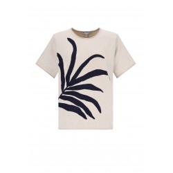 Pull Joy Of Life Femme Manches courtes Beige