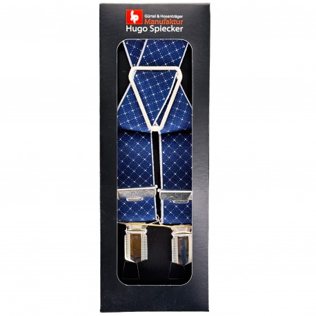 Bretelle Hugo Spiecker Motif Bleu