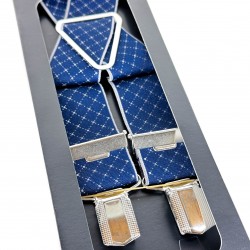Bretelle Hugo Spiecker Motif Bleu
