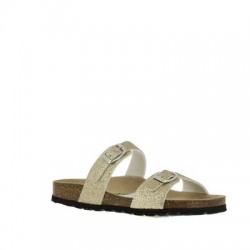 Sandale Doubles Boucles Or