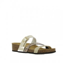 Sandale Boucles Beige
