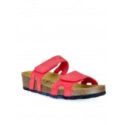 Sandale Velcro Rouge