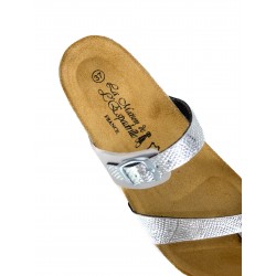 Sandale Boucles Entre Doigt Argent