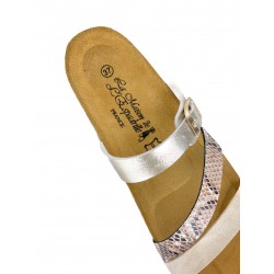 Sandale Boucles Beige