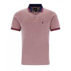 Polo Hajo Stay fresh Piqué Rouge - 2