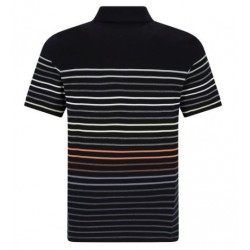 Polo Hajo Stay fresh Rayé Noir - 2